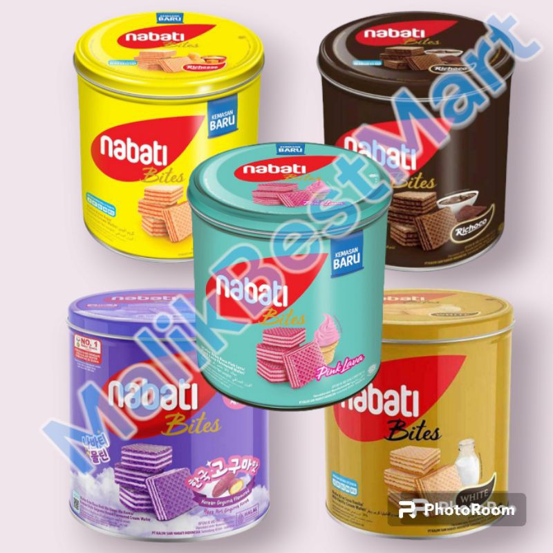 

HJ Nabati Wafer Kaleng All Varian 287g