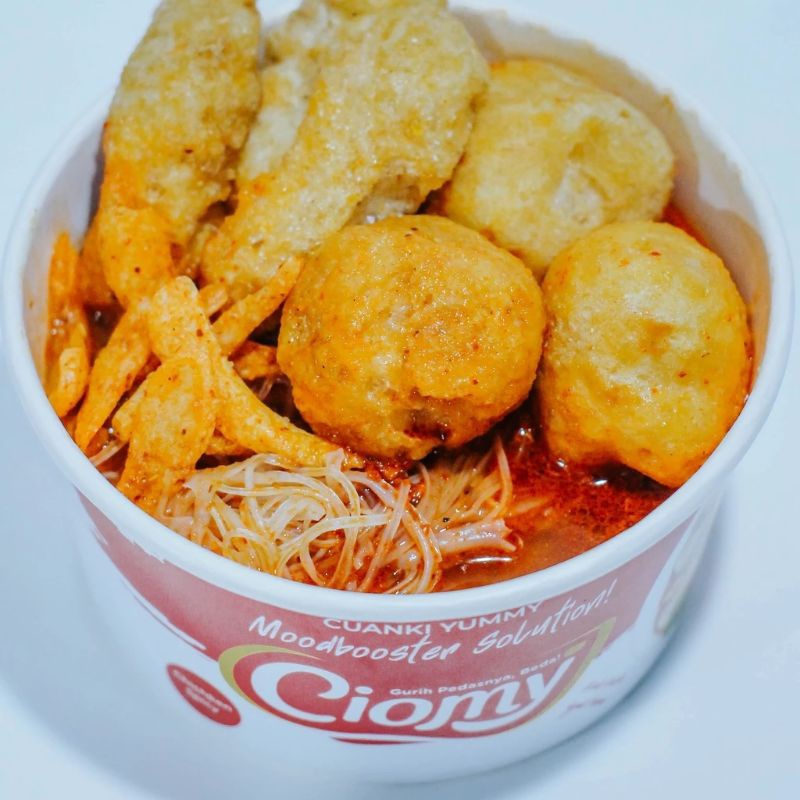 

Ciomy Cuanky Cup Chicken Spicy, Cuanki Ayam Pedas Halal, Dengan Perasa Alami & Tanpa Pengawet