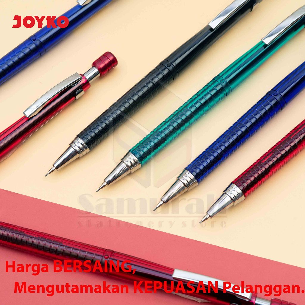 

Pensil Mekanik Joyko MP-07 B 0.5 mm Per Lusin / Mechanical Pencil MP 07 B isi 05 Mili / Pensil Cetek
