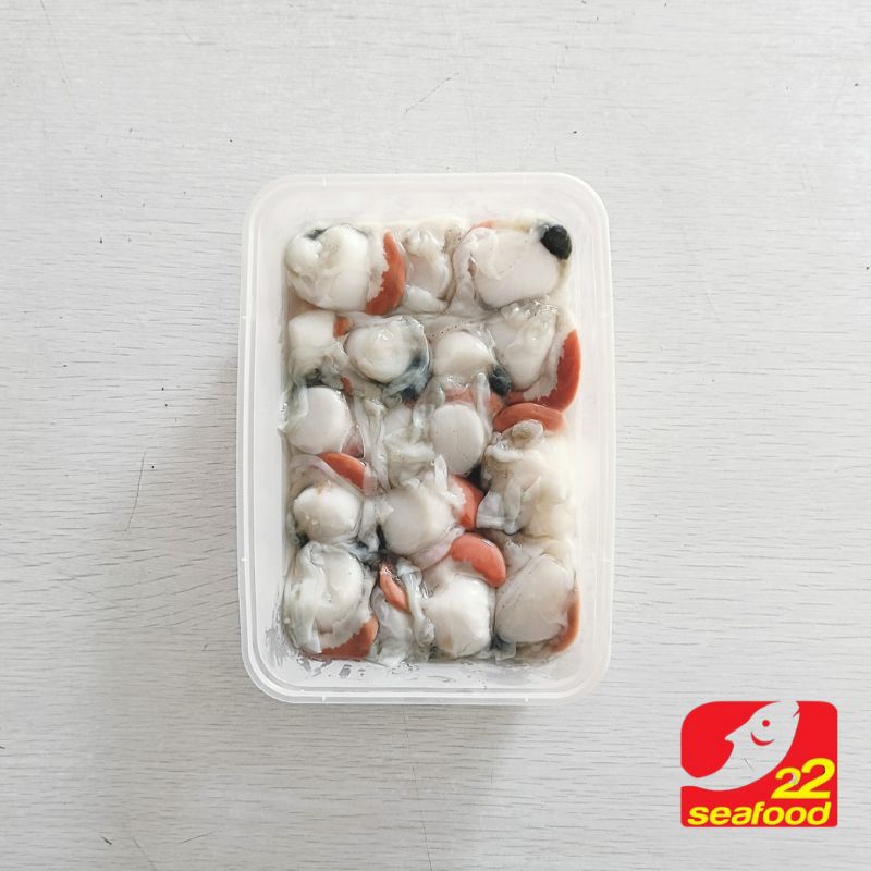 

Daging Kerang Simping 250 gram / Scallop / Seafood 22