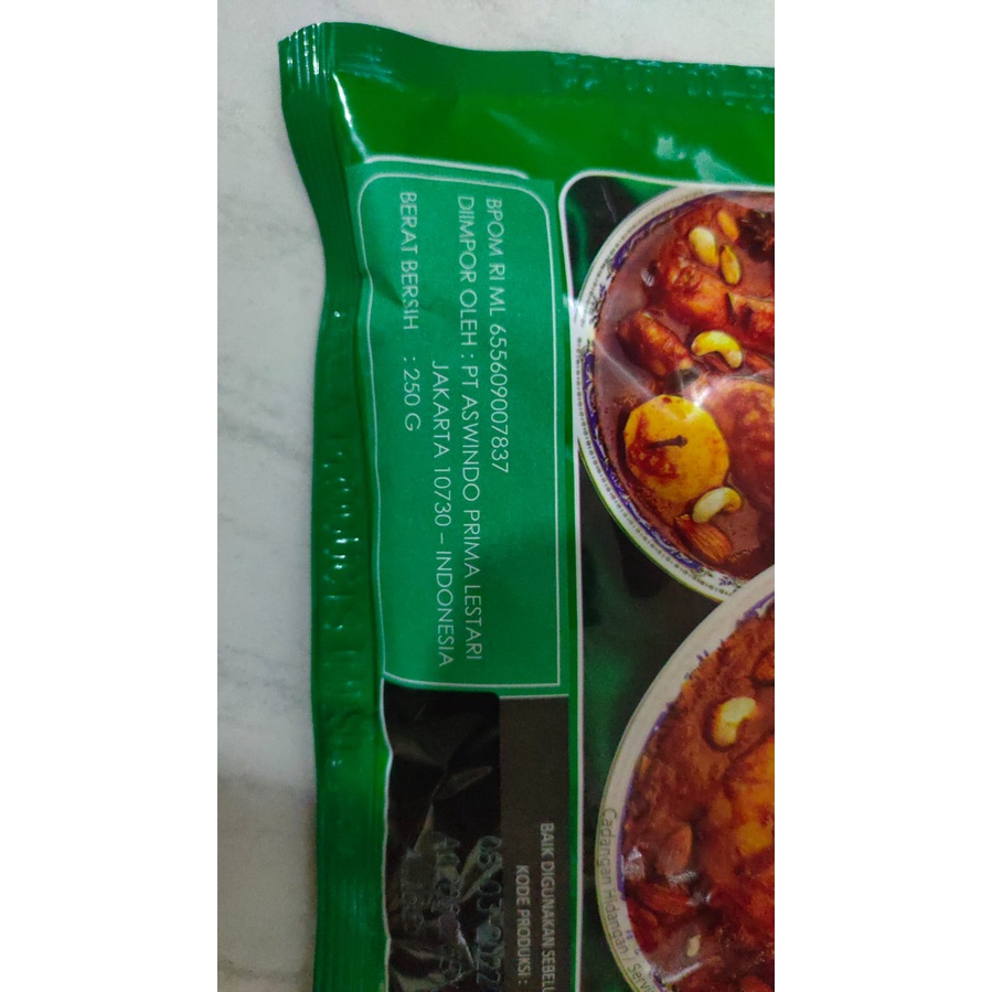 

BABA Bumbu Kari Daging Babas Baba's Meat Curry Powder 250g bubuk serbuk 250 g malaysia malay enak