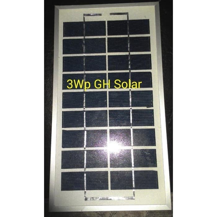 Terlaris Solar Panel 3wp Poly Crystalline Gh Solar Tenaga Surya 3 Wp SALE