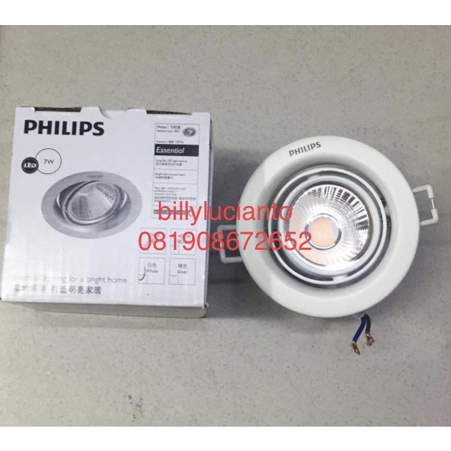 Lampu PHILIPS Spotlight Pomeron 7W 7watt 7 W 7 Watt 59776 Original