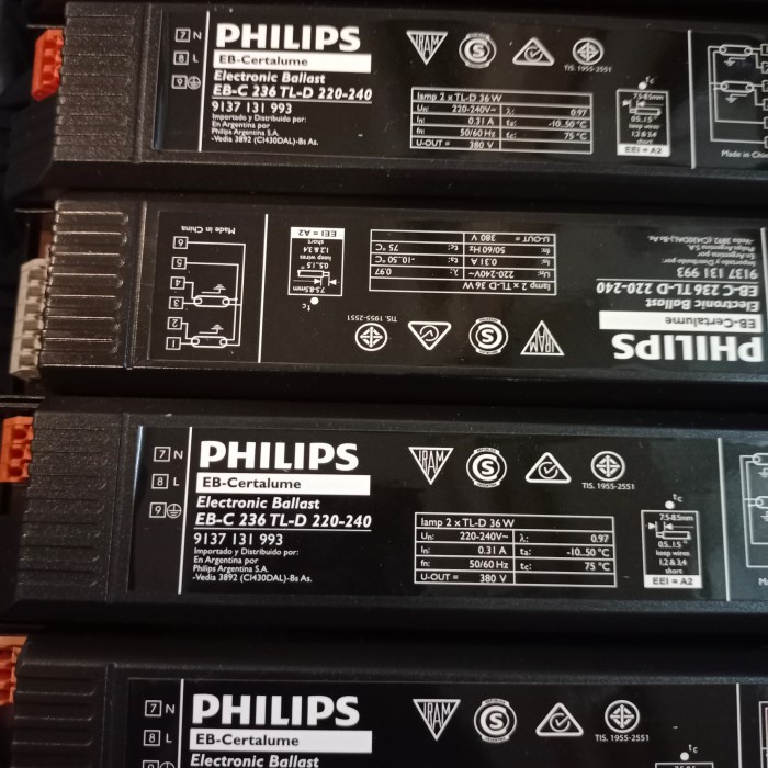 ballast EB c philips 2x36
