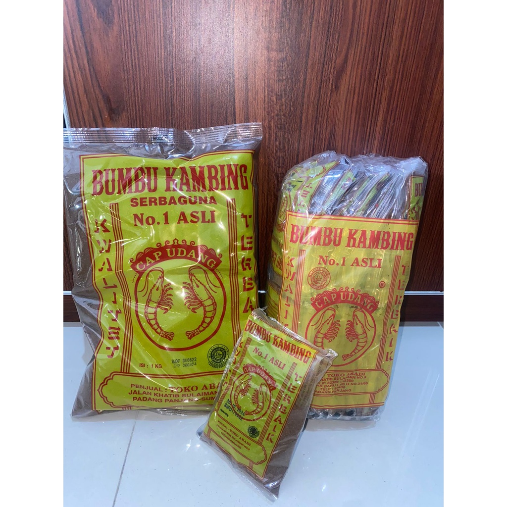 

Bumbu Kambing Cap Udang Sasetan 1 pack isi 20pcs