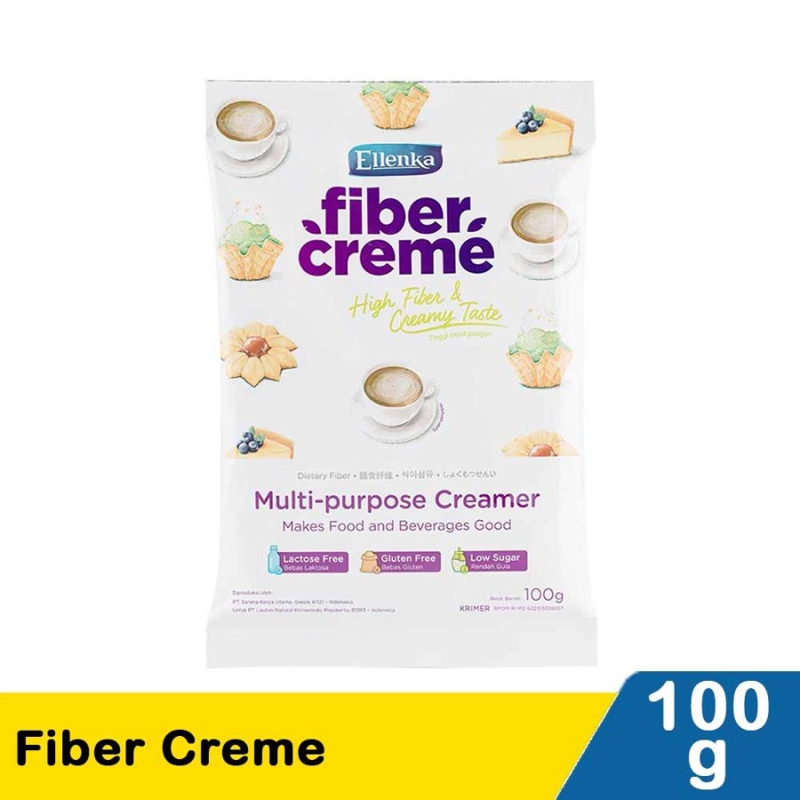 

Ellenka Fiber Creme Multi Purpose Creamer 100g , 168g ,450g - 450 gram