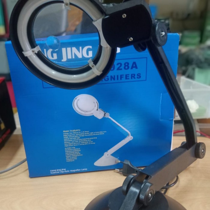 LAMPU SERVICE HP KACA PEMBESAR LAMPU BACA BELAJAR LAMPU MEJA 928