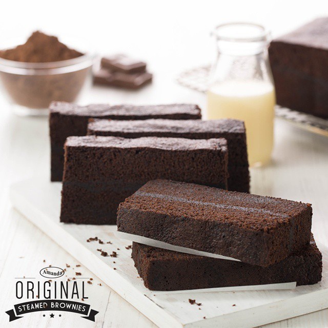 

HJ Original - Brownies Amanda Original - Cake Brownies Kukus Khas Bandung