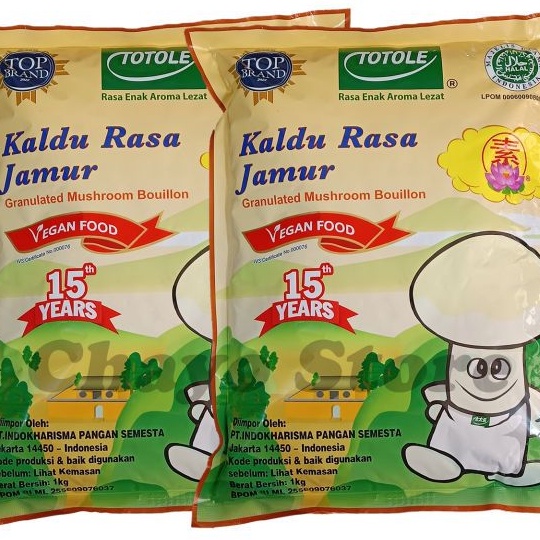 

Totole Kaldu Jamur kemasan 1kg (Halal) Pengiriman Via Gojek Instan