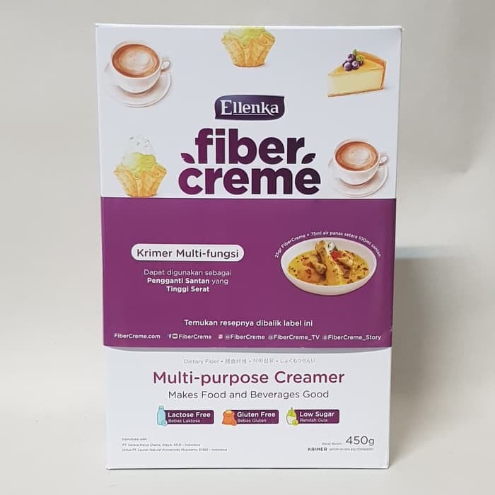 

ELLENKA FIBER CREME MULTI PURPOSE CREAMER 450 GR