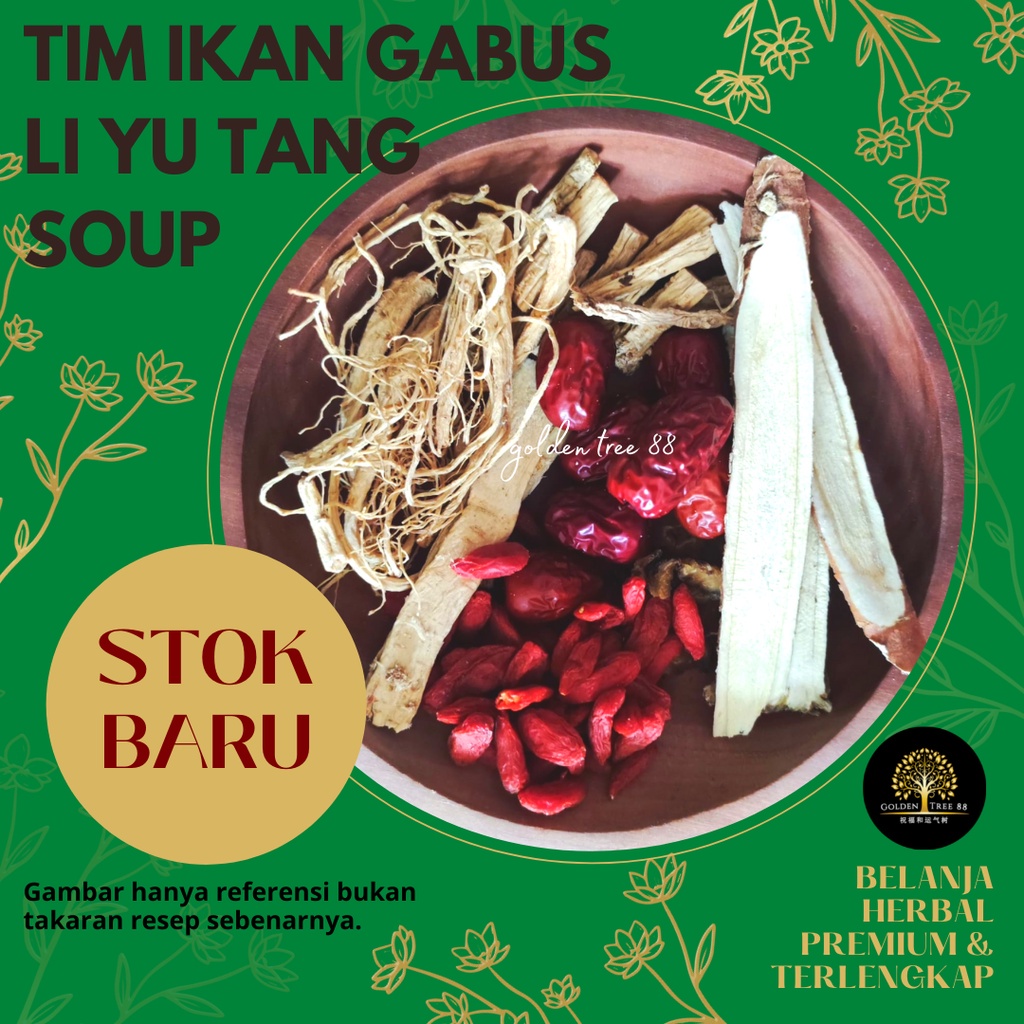 

Premium Tim Ikan Gabus Li Yu Tang Sup Herbal Ikan Gabus Pasca Operasi