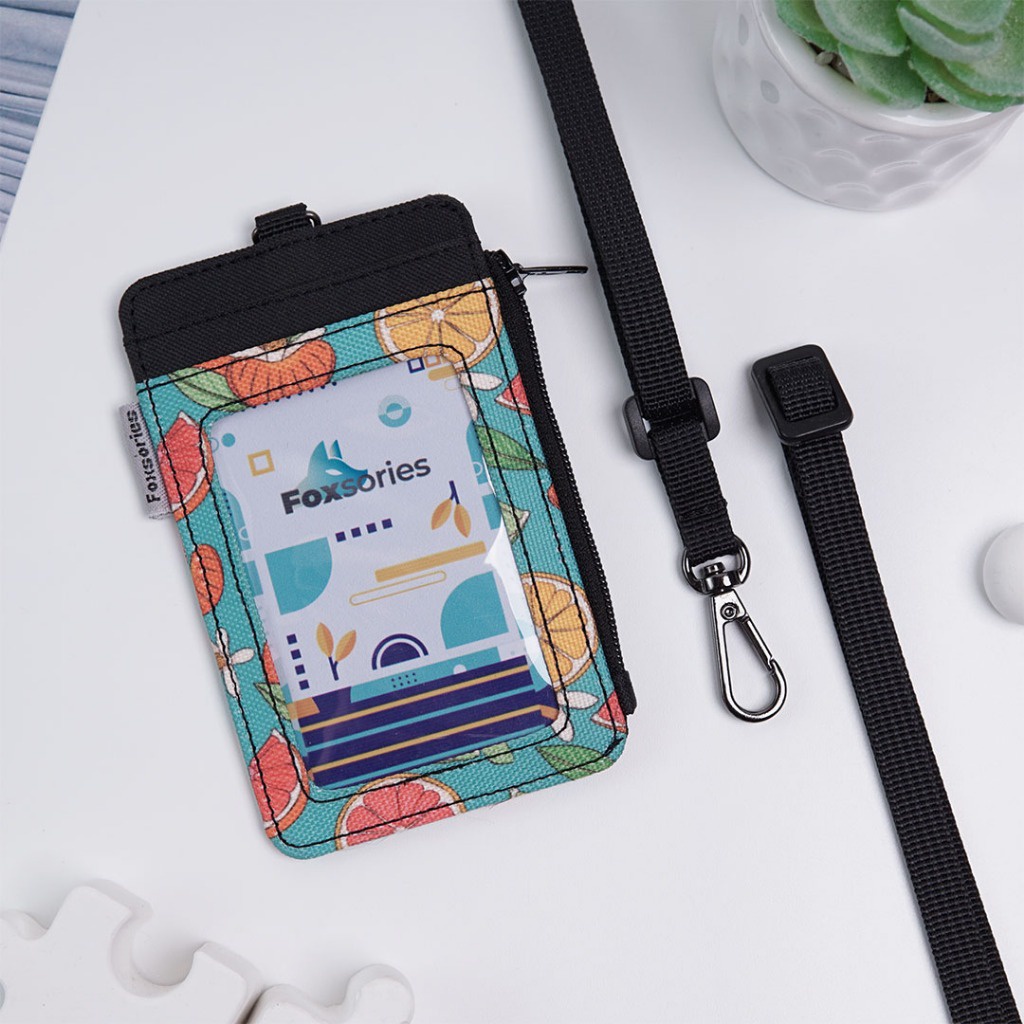 

Foxsories - ID Card Name Tag Zipper Motif 5 Slot