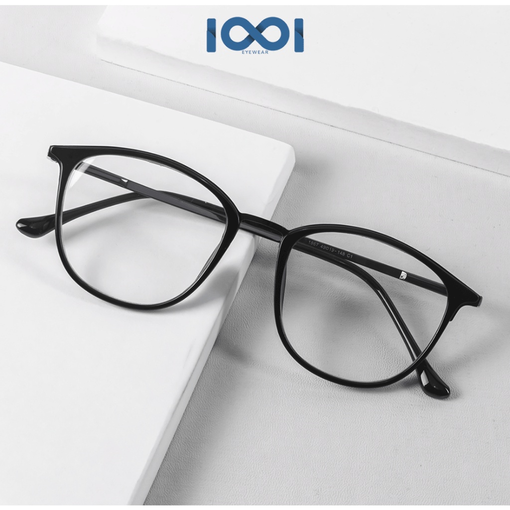 ACCMT- IOOI Eyewear - Kacamata Bulat Classy Metal Lensa Anti Radiasi Blueray Bisa Minus Photocromic
