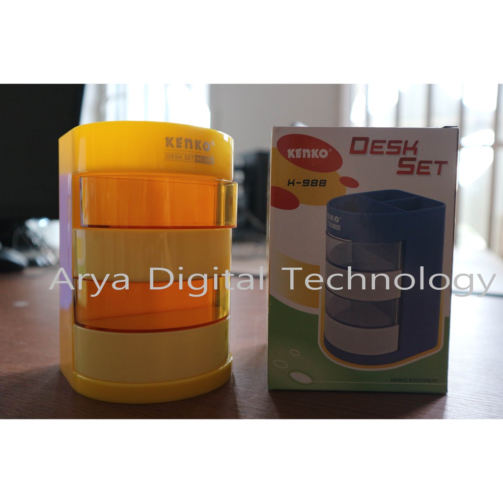 

Desk Set Meja K 988 Kenko Tempat Pulpen Pensil Alat Tulis Murah Bagus Original