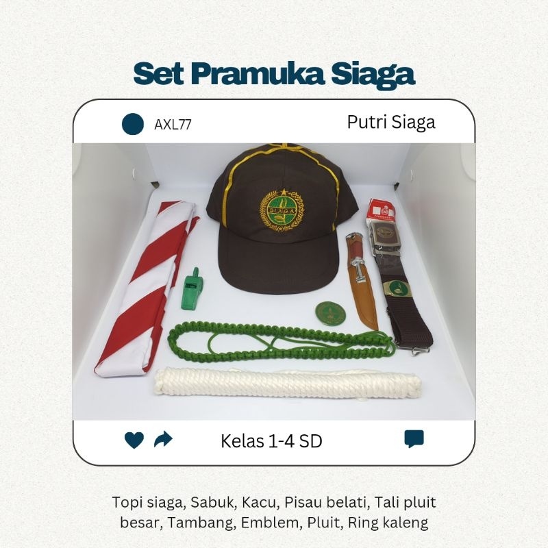 

Set Pramuka Siaga Penggalang Penegak (SD, SMP, SMA)