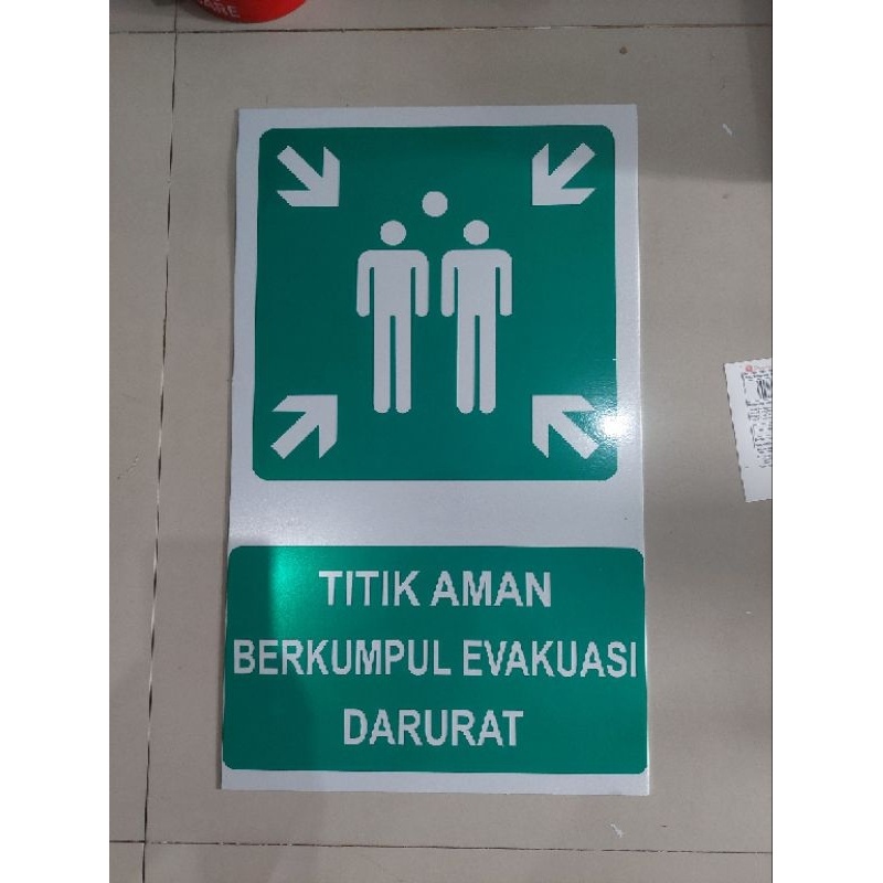 

Titik Kumpul Plang Reflektif Akrilik 2MM Custom
