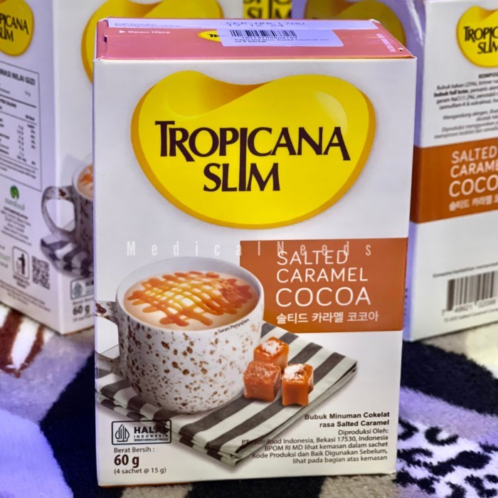 

(Good) Tropicana Slim Salted Caramel Chocolate Coklat Sugar Free Tidak Gemuk