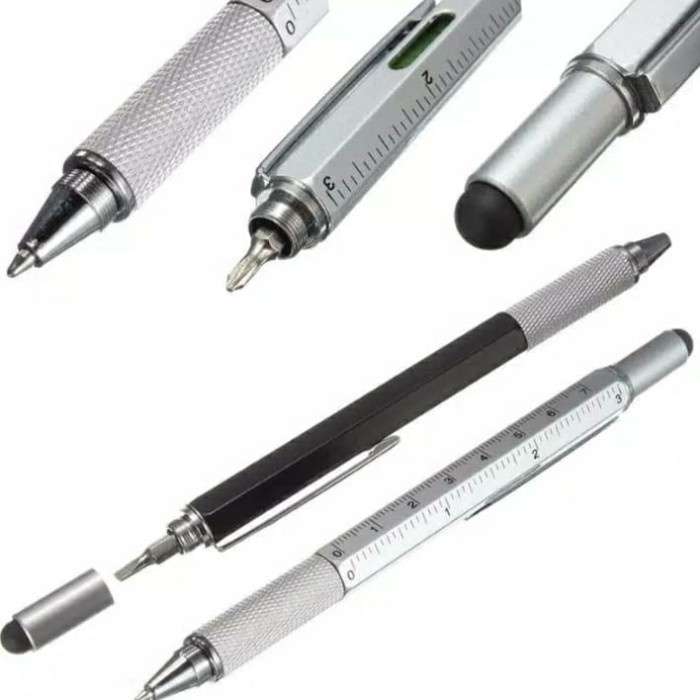 JTTOP PULPEN PEN STYLUS HP ANDROID MULTI FUNGSI 6IN1 6 IN 1