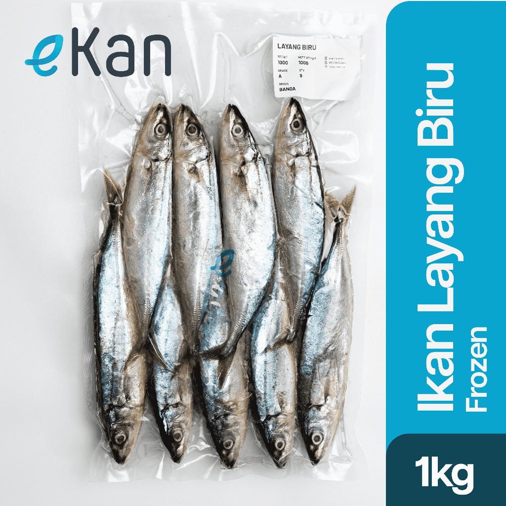 

Ikan Layang Biru Frozen 1 Kg