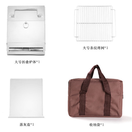 BBQ Stove Kayu Bakar Kompor Api Portable Camping Firewood Stove