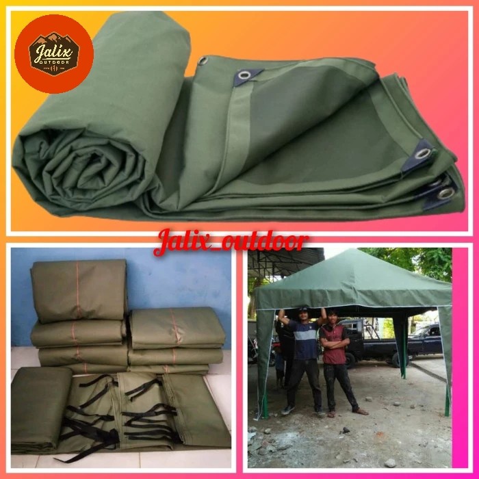 Terpal kain lapis karet,,terpal truk pickup kap jeep,,UK 2x3m 3x3m