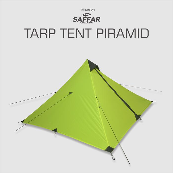 tenda camping kap 2 tarp tent ultralight saffaroutdoor fullset outer inner tarptent saffaroutdoor