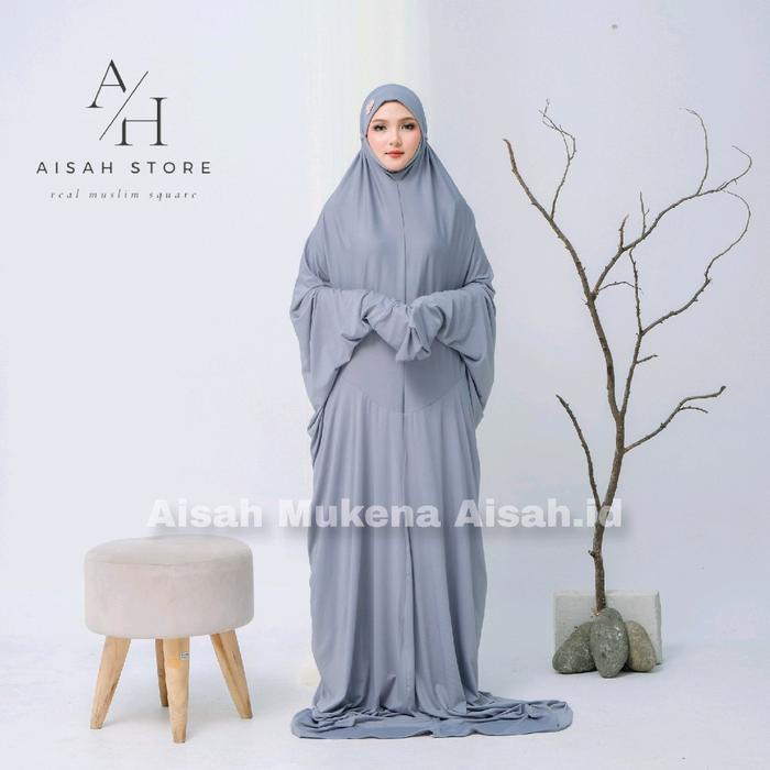 Mukena Dewasa Terusan Jersey Jumbo Dagu Tertutup kain Adem Nyaman Dan Lembut daily Mukenah Terusan