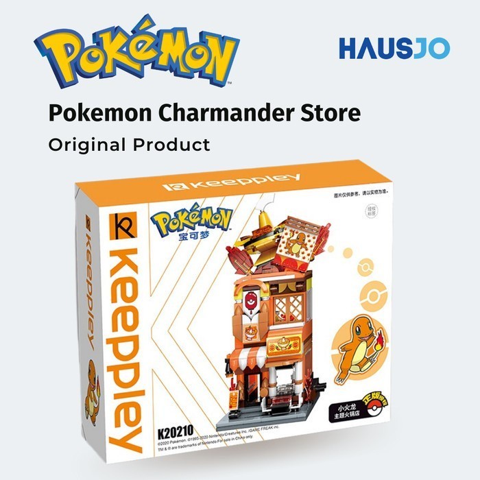 JTTOP POKEMON CHARMANDER HOTPOT STORE LEGO SET ORIGINAL KEEPPLEY