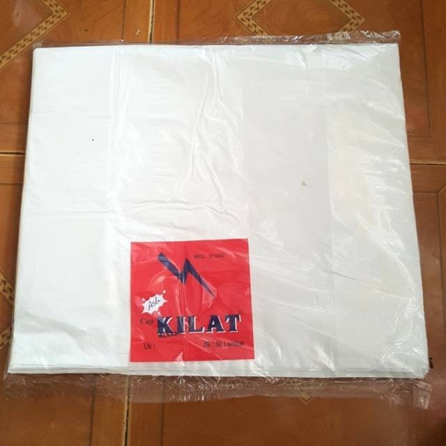 JTTOP TAS KRESEK KILAT UKURAN 35 WARNA PUTIH / KANTONG KRESEK PUTIH CAP