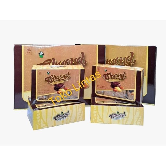 

Cokelat Kacang Almond Tobelo 1 Dus 80pcs Coklat Batang