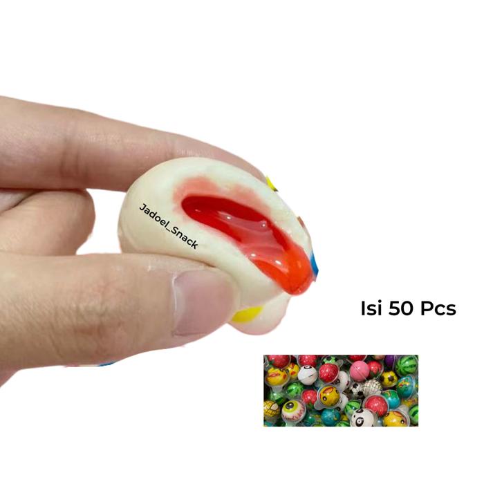 

Permen Jelly Lunak isi 50 Pcs Mix Random Rasa Buah By Jadoelsnack Candy Jeli Food Makanan Toples