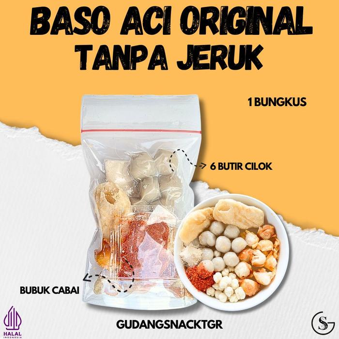 

[TANPA JERUK] 12 PCS BASO ACI POLOS GUDANGSNACKTGR HOTPOT FOOD KALDU KUAH Seblak Cuangki Pedas