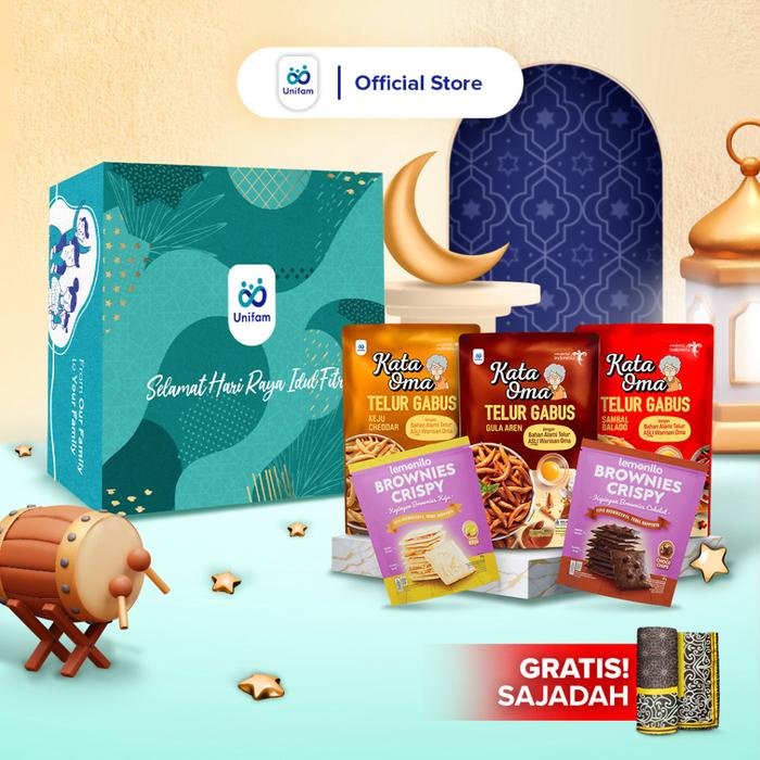 

Unifam Hampers Lebaran Idul Fitri Snack Kata Oma & Lemonilo (Isi 5 Bag)