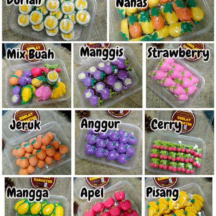 

Coklat Karakter 250gram (Kacida Raos) Chocolate Food Snack Fruity