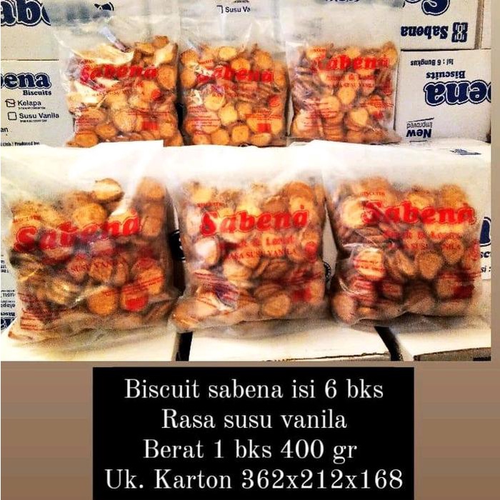 

SABENA BISKUIT DAN LEZAT BERBAGAI MACAM RASA 1 DUS Paketan Oleh
