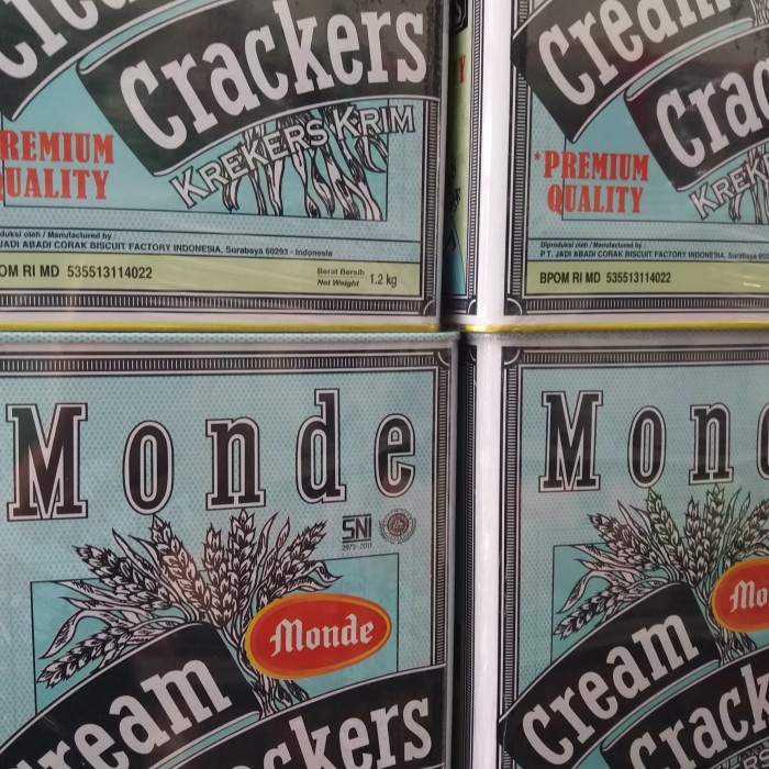 

Monde cream crackers 1.2KG
