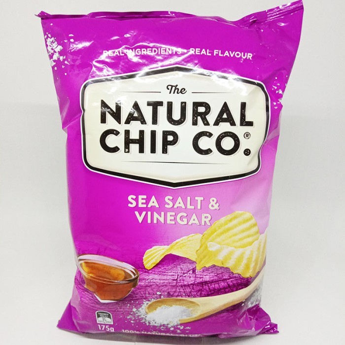 

snack the natural chip co sea salt & vinegar 175 gram