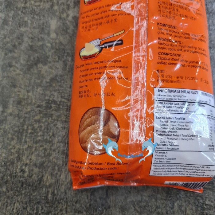 

FINNA Kerupuk Udang NUSANTARA BESAR 380gr BPOM Resmi