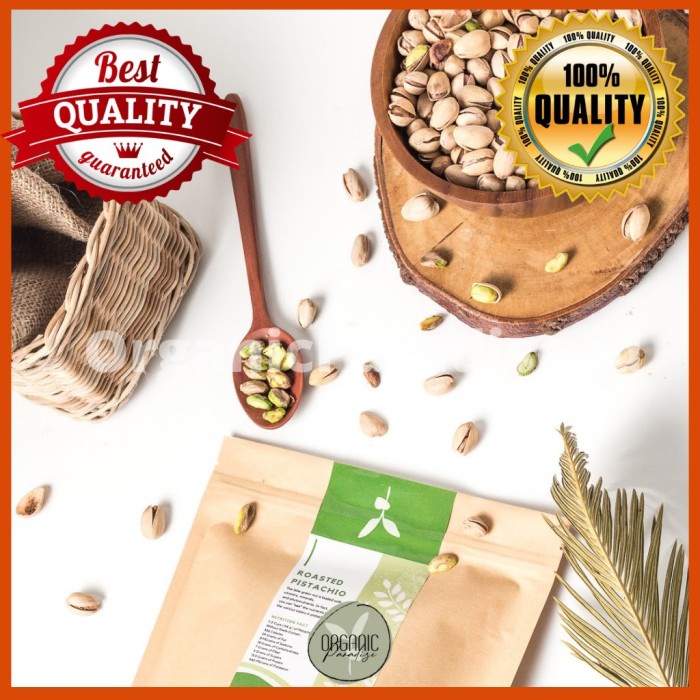 

Organic Paradise Kacang Pistachio Panggang Asin 500 gram / Roasted Pistachio Salted with Shell 500