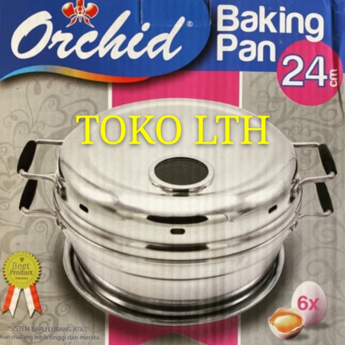 Baking Pan / Panci Pemanggang Kue 24 Cm Orchid