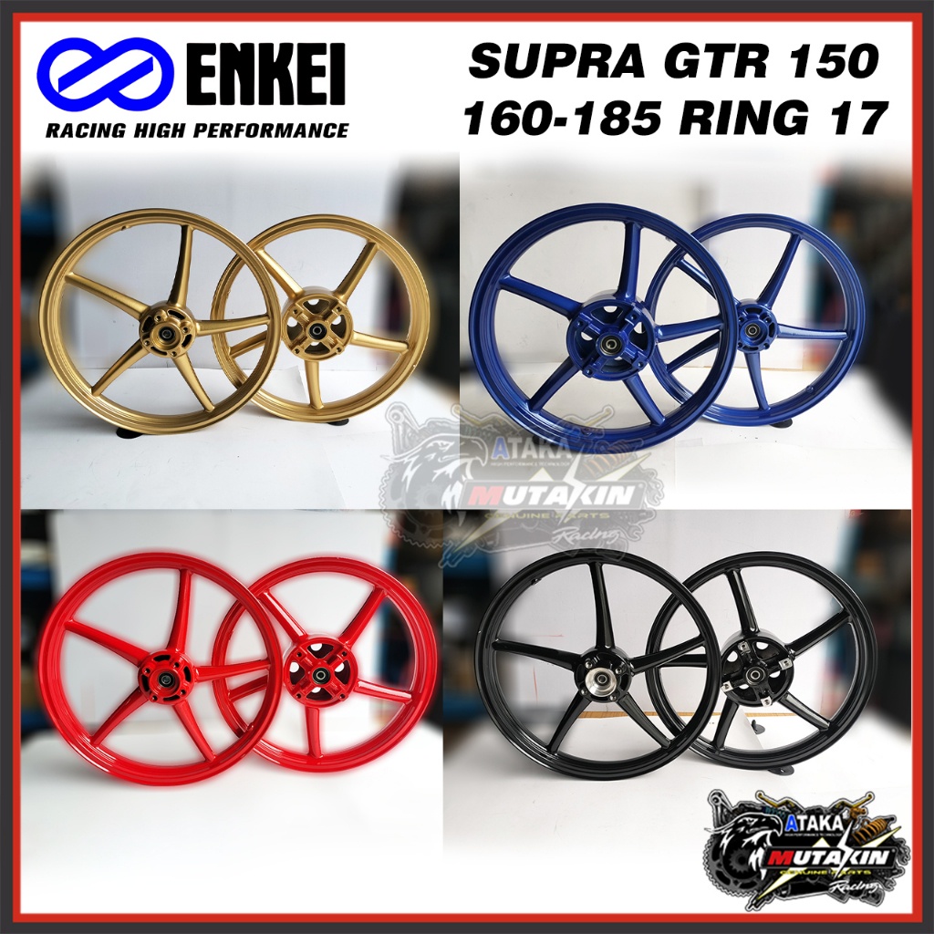 Velg ring 17 ENKEI CNC pelek FG 505 AK55 satria fu tiger revo supra gtr racing velk SONIC CBR 150 CB