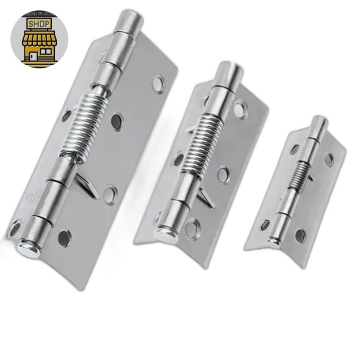 Engsel Pegas Stainless / Engsel Per Stainless Tutup Otomatis 2 - 4 Inch