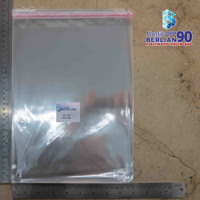 pernakpernik- 25 X 30 CM PLASTIK OPP SEAL TEBAL 20 MIC (ASLI)/PLASTIK KEMASAN