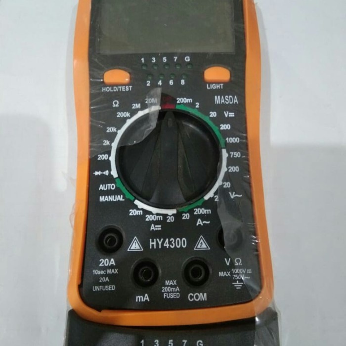 MULTIMETER DIGITAL MASDA ORI TIPE HY4300 ALAT PENGUKUR ARUS LISTRIK