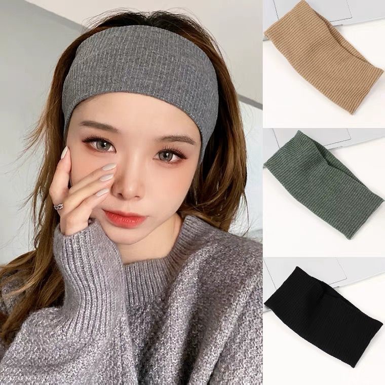 - Wendy headband / bandana kain ponytail sporty / bando wanita korea dewasa sehari hari / aksesoris