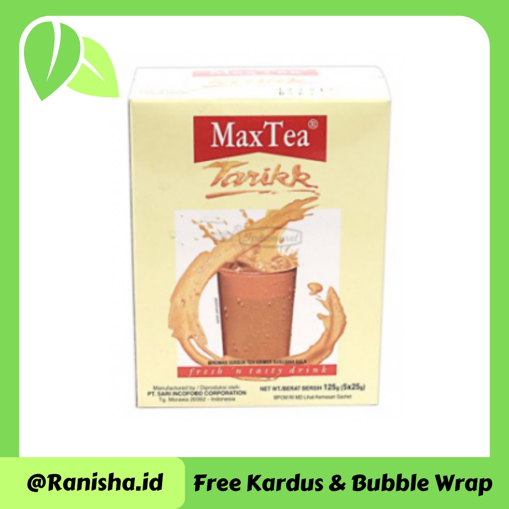 

Max Tea Instant Drink Tarikk Box 5X25G