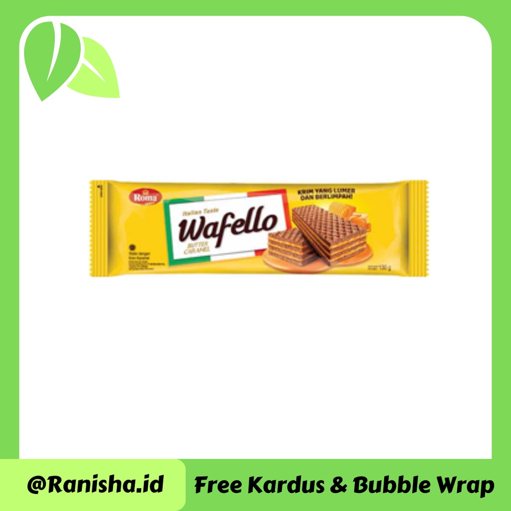 

Roma Wafer Wafello Italia Butter Caramel Pack 95G
