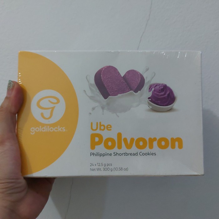 

Goldilocks Polvoron rasa Ube isi 24pcs berat 300g