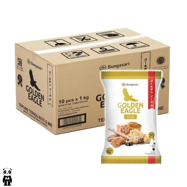 

Golden Eagle 1 Dus isi 10 Pcs X 1Kg Tepung Terigu Protein Tinggi