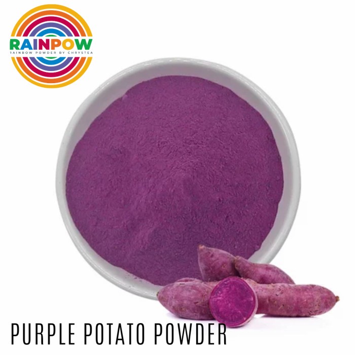 

CHRYSTEA RAINPOW Purple Potato Powder (bubuk ubi ungu)